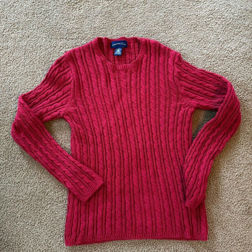 Charter-club Women's Red Jumper
